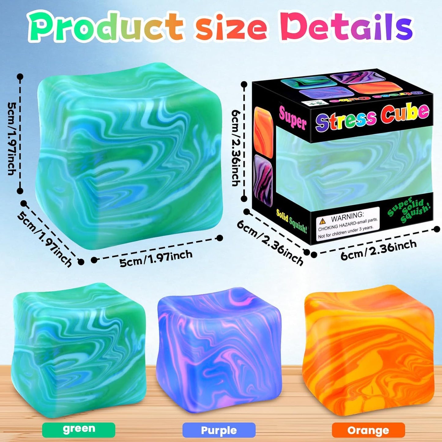 Amazon Needoh same style textured block maltose squeeze toy stress relief toy with slow rebound squeeze