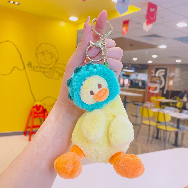 Cartoon Kuromi Plush Keychain Cute Schoolbag Pendant Keychain Pendant Boutique