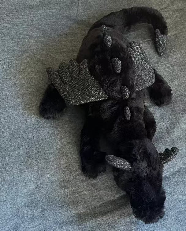 Jellycat plush toys with complete labels, including the Sun, Barcelona Bear cub, and Flying Dragon plush toys, available for wholesale as gifts