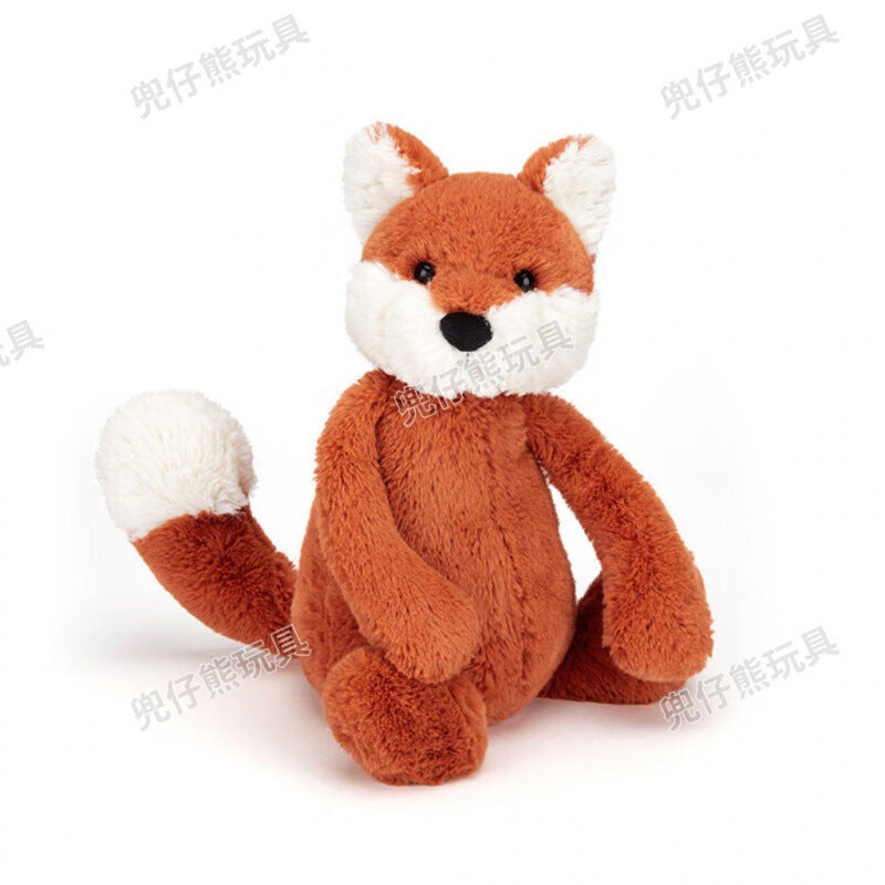 Jellycat plush toys with complete labels, including the Sun, Barcelona Bear cub, and Flying Dragon plush toys, available for wholesale as gifts
