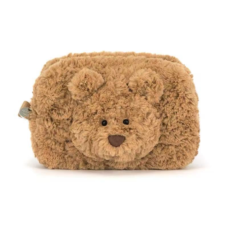 Jellycat plush toys with complete labels, including the Sun, Barcelona Bear cub, and Flying Dragon plush toys, available for wholesale as gifts