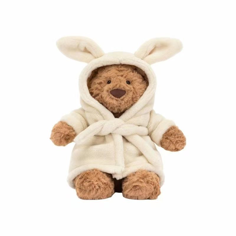 Jellycat plush toys with complete labels, including the Sun, Barcelona Bear cub, and Flying Dragon plush toys, available for wholesale as gifts