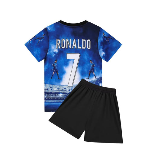 25-26 Royal M Cailan Special Edition No. 7 Football Jersey Children's Team Jersey Jersey 14-30