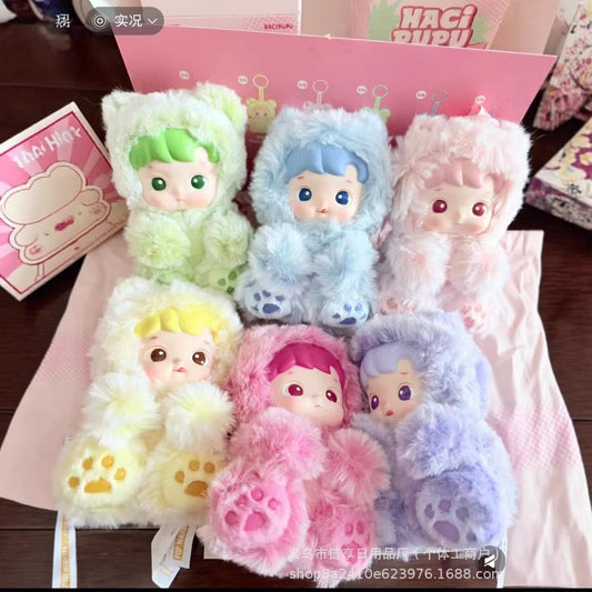 POPMART Gummy Bear Series Pop Mart HACIPUPU Vinyl Plush Pendant Blind Box Chinese Valentine's Day Gift