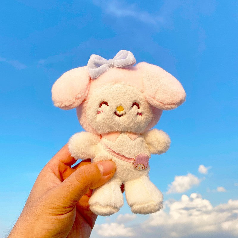 Cartoon Kuromi Plush Keychain Cute Schoolbag Pendant Keychain Pendant Boutique
