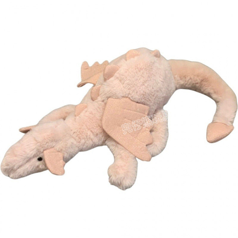 Jellycat plush toys with complete labels, including the Sun, Barcelona Bear cub, and Flying Dragon plush toys, available for wholesale as gifts