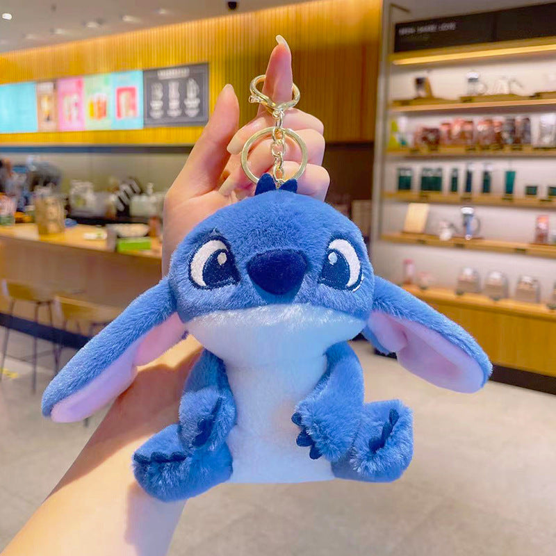 Cartoon Kuromi Plush Keychain Cute Schoolbag Pendant Keychain Pendant Boutique