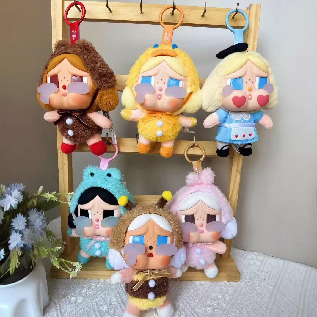 CRYBABY tears factory vinyl face plush doll blind box bubble mart cry blind box cry baby cry