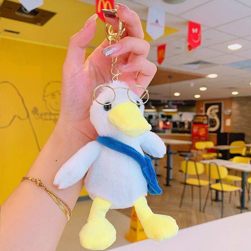 Cartoon Kuromi Plush Keychain Cute Schoolbag Pendant Keychain Pendant Boutique