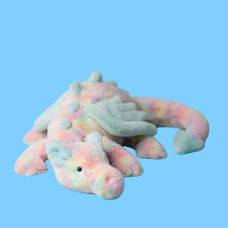 Jellycat plush toys with complete labels, including the Sun, Barcelona Bear cub, and Flying Dragon plush toys, available for wholesale as gifts