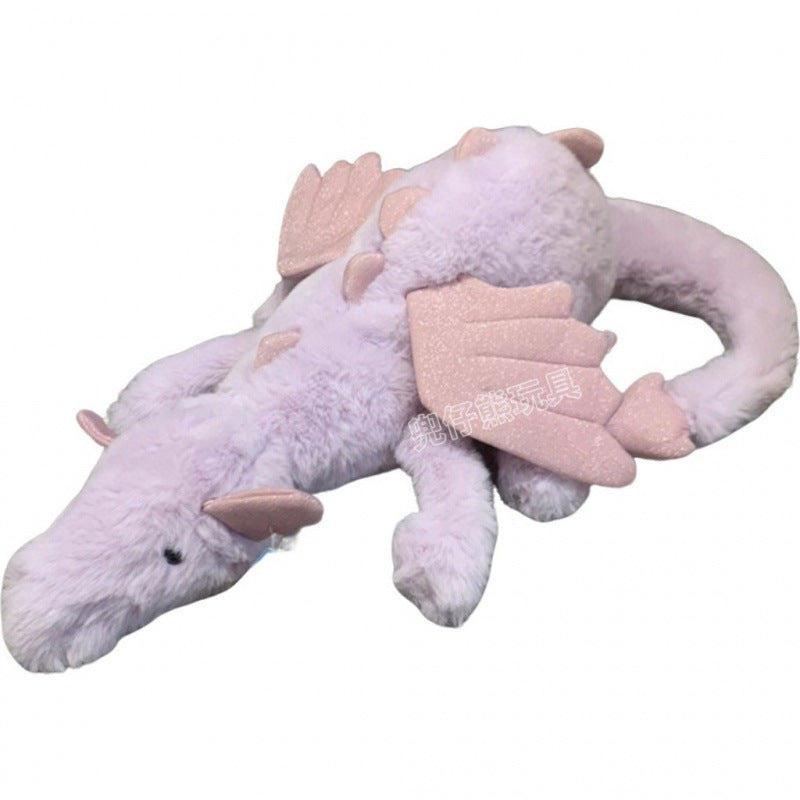 Jellycat plush toys with complete labels, including the Sun, Barcelona Bear cub, and Flying Dragon plush toys, available for wholesale as gifts
