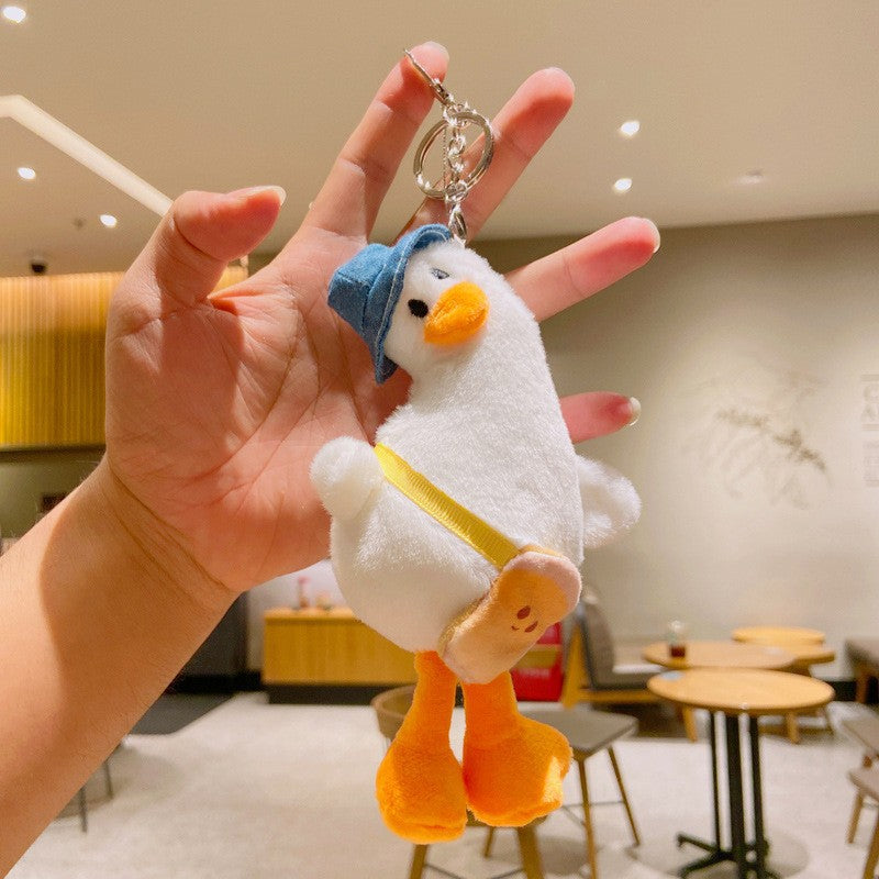 Cartoon Kuromi Plush Keychain Cute Schoolbag Pendant Keychain Pendant Boutique