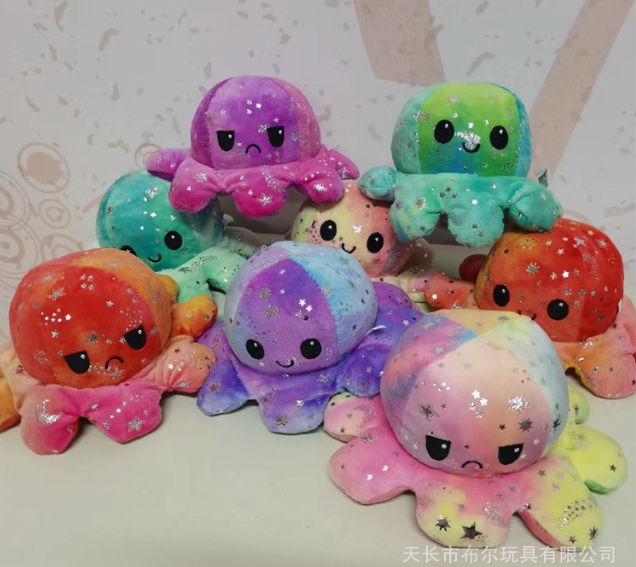 Dyeing colors Reversible Octopus 20cm